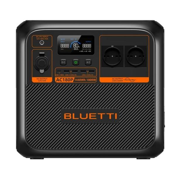 Преносима захранваща станция, Bluetti Power Station AC180P, 1800W / 1440 Wh
