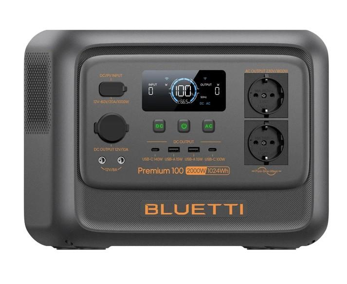 Преносима захранваща станция, Bluetti Portable Power Station Premium 100 V2, 2000 W / 1024 Wh