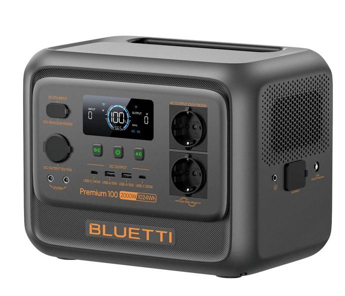 Преносима захранваща станция, Bluetti Portable Power Station Premium 100 V2, 2000 W / 1024 Wh