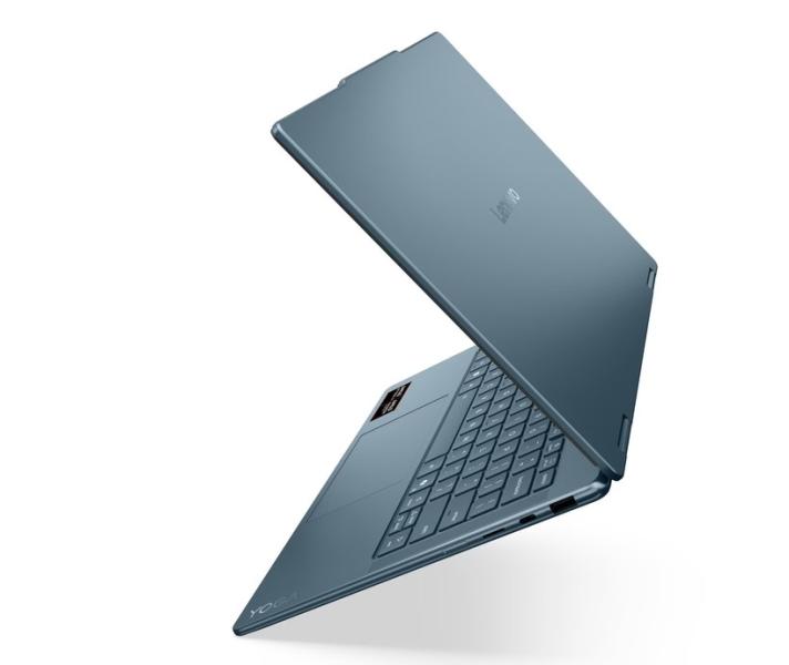Лаптоп Lenovo Yoga 7 2-in-1 14AGP11, AMD Ryzen AI 7 445 6C (2.0 / 4.6 GHz, 8MB Cache), 14.0" (35.56 cm) WUXGA OLED Anti-fingerprint Display, Touchscreen, 24GB LPDDR5X, 1TB M.2 NVMe SSD, Free DOS