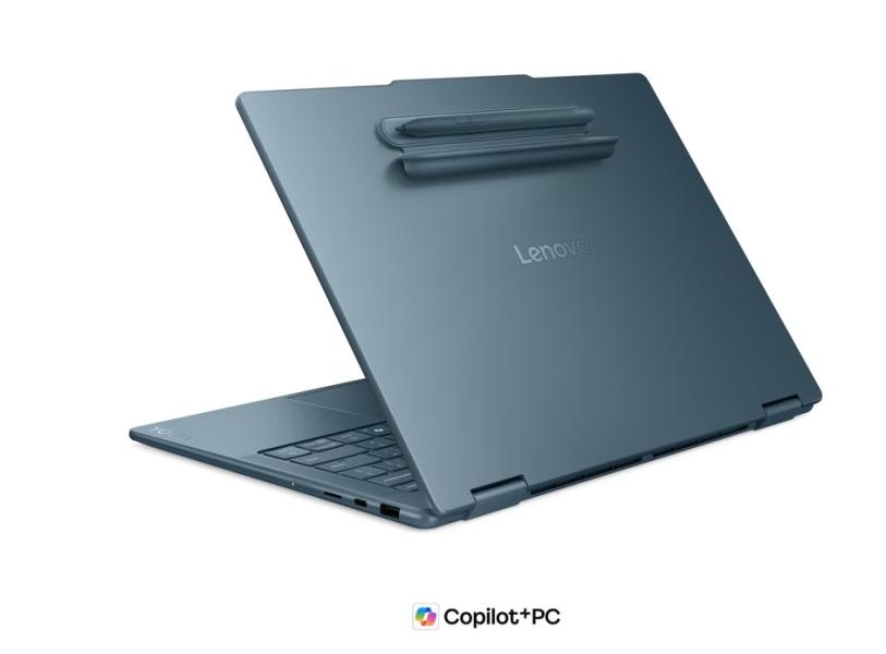Лаптоп Lenovo Yoga 7 2-in-1 14AGP11, AMD Ryzen AI 7 445 6C (2.0 / 4.6 GHz, 8MB Cache), 14.0" (35.56 cm) WUXGA OLED Anti-fingerprint Display, Touchscreen, 24GB LPDDR5X, 1TB M.2 NVMe SSD, Free DOS