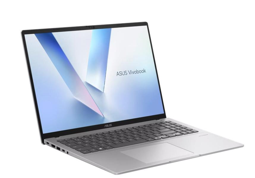Лаптоп ASUS Vivobook 16 M1607GA-MB003W, AMD Ryzen AI 7 445 6C (2.0 / 4.6 GHz, 8MB Cache), 16.0" (40.64 cm) WUXGA IPS Anti-glare display, 16GB DDR5, 512GB M.2 NVMe SSD, Windows 11 Home