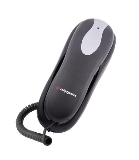 Стационарен телефон Nippon NP 9252, жичен - черен