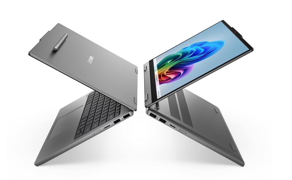 Лаптоп Lenovo IdeaPad 5 2-in-1 14IPH11, Intel Core Ultra 5 322 6C (1.9 / 4.4 GHz, 12MB Cache), 14.0" (35.56 cm) WUXGA IPS Glass Display, Touchscreen, 16GB DDR5, 512GB M.2 NVMe SSD, Windows® 11 Home