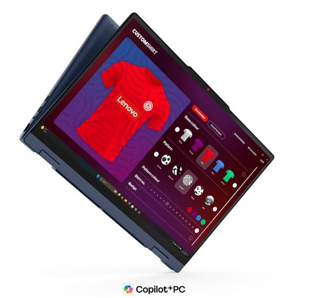 Лаптоп Lenovo IdeaPad 5 2-in-1 15AGP11, AMD Ryzen AI 7 445 6C (2.0 / 4.6 GHz, 8MB Cache), 15.6'' (39.62 cm) WUXGA IPS Glossy Display, Touchscreen, 32GB DDR5, 512GB M.2 NVMe SSD, Windows 11 Home