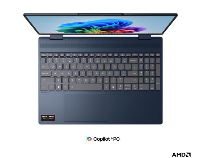 Лаптоп Lenovo IdeaPad 5 2-in-1 15AGP11, AMD Ryzen AI 7 445 6C (2.0 / 4.6 GHz, 8MB Cache), 15.6'' (39.62 cm) WUXGA IPS Glossy Display, Touchscreen, 32GB DDR5, 512GB M.2 NVMe SSD, Windows 11 Home