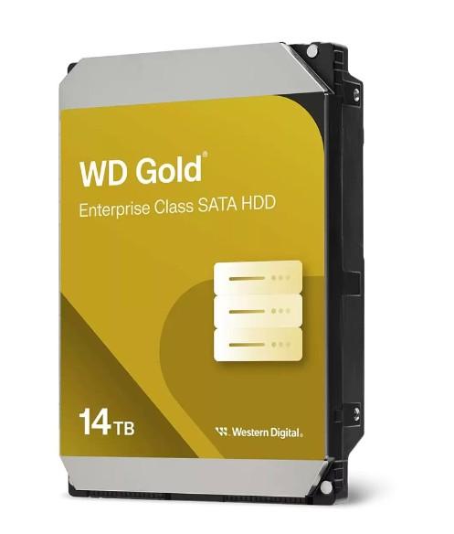 Твърд диск Western Digital Gold Enterprise Class 14TB, SATA 6Gb/s, 7200 rpm, 512MB кеш, 3.5" (8.89 cm)