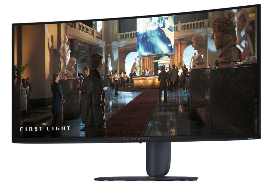 Монитор Dell Alienware AW3426DW, 34" (86.36cm) UWQHD QD-OLED curved Display, 280Hz, 0.03ms, 300cd/m2, DisplayPort, HDMI, USB, USB-C(15W), AlienFX, Tilt, Swivel, Height Adj