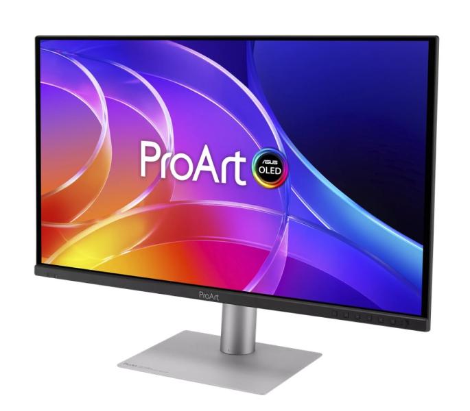 Монитор Asus ProArt PA279CDV, 26.5" (67.31cm) 4K/UHD QD-OLED Anti-Reflection Display, 120Hz, 0.1ms, 1 500 000:1, 250cd/m2, DisplayPort, HDMI, USB