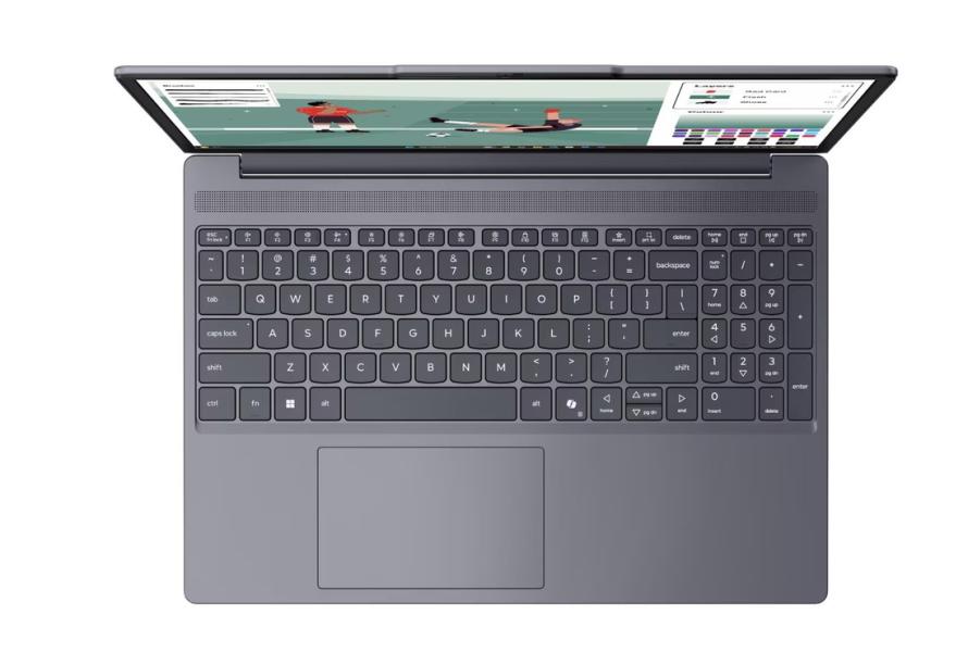 Лаптоп Lenovo IdeaPad Slim 3 15IWC11, Intel Core 7 350 6C (1.4 / 4.8 GHz, 6MB Cache), 15.3" (38.86 cm) WUXGA IPS Anti-glare Display, 16GB DDR5, 512GB M.2 NVMe SSD, Windows 11 Home
