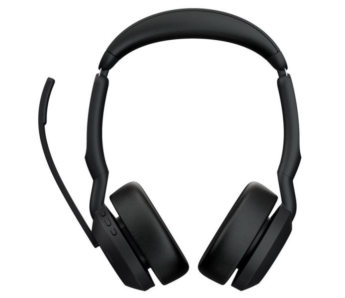 Слушалки Jabra Evolve2 55 Link380c UC Stereo, микрофон, Bluetooth/Wireless/USB Type-C, Black