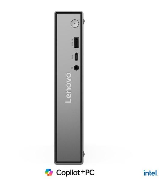 Компютър Lenovo ThinkCentre neo 50q Gen 6, Intel Core Ultra 7 256V 8C (2.2 / 4.8 GHz, 12MB Cache), Intel Arc 140V, 16GB LPDDR5X, 512GB SSD M.2 NVMe, No OS