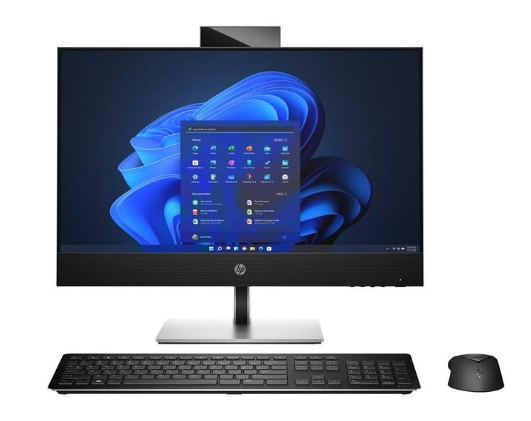 Компютър HP ProOne 440 G9 All-in-One, 23.8" (60.45 cm) FHD IPS Anti-glare Display, Intel Core i3-14100T 4C (2.7 / 4.4 GHz, 12MB Cache), Intel UHD Graphics 730, 16GB DDR5 SoDIMM, 256GB SSD M.2 NVMe, Windows 11 Pro