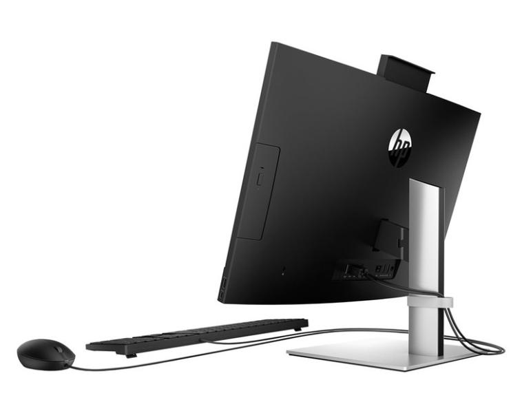 Компютър HP ProOne 440 G9 All-in-One, 23.8" (60.45 cm) FHD IPS Anti-glare Display, Intel Core i3-14100T 4C (2.7 / 4.4 GHz, 12MB Cache), Intel UHD Graphics 730, 16GB DDR5 SoDIMM, 256GB SSD M.2 NVMe, Windows 11 Pro
