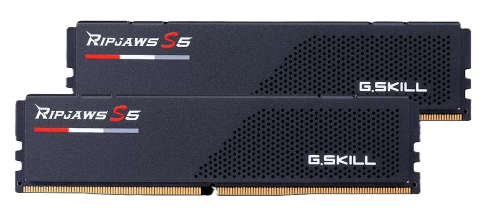 Памет G.SKILL Ripjaws S5 Black 128GB (2x64GB) DDR5 6400MHz, CL36, 1.35 V 