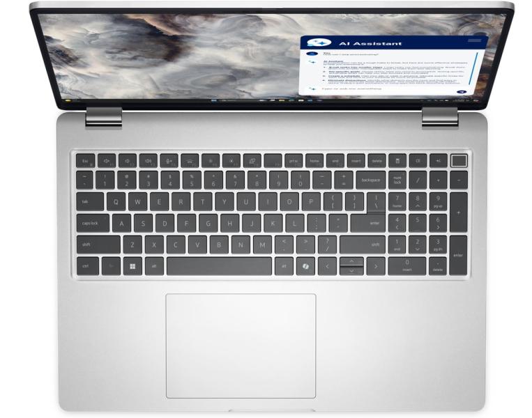 Лаптоп Dell Pro 16 Plus PB16250, Intel Core Ultra 5 236V 8C (2.1 / 4.7 GHz, 8MB Cache), 16.0" (40.64 cm) FHD+ IPS Anti-Glare Display, Intel Arc 130V, 16GB DDR5, 512GB M.2 NVMe SSD, No RJ-45, IR Cam+Mic, BG Backlit KBD, Windows 11 Pro