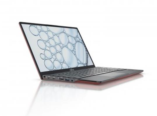 Лаптоп Fujitsu LIFEBOOK U9311 red, Intel Core i5-1135G7, 13.3" FHD Touch with IR Cam, 16GB onboard, SSD 512GB PCIe 3.0 NVMe M.2, FPR, 4cell 50Wh, LTE Sierra Wireless EM7421, Intel WiFi 6 AX201, BT5, SCR, Intel IRIS graphics, Backlit KBD, Win10 Pro(64