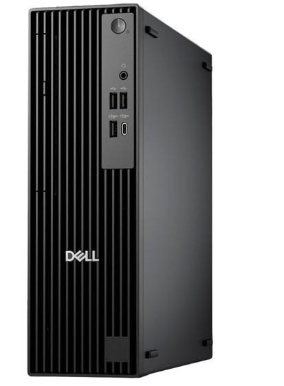 Компютър Dell Pro Slim QCS1250, Intel Core Ultra 5 235 14C (2.9 / 5.0 GHz, 24MB Cache), Intel Xe 4 Core Graphics 64 EUs, 16GB DDR5 6400, 512GB SSD M.2 NVMe, BG клавиатура и мишка, Linux Ubuntu