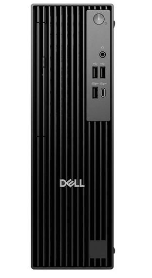 Компютър Dell Pro Slim QCS1250, Intel Core Ultra 5 235 14C (2.9 / 5.0 GHz, 24MB Cache), Intel Xe 4 Core Graphics 64 EUs, 16GB DDR5 6400, 512GB SSD M.2 NVMe, BG клавиатура и мишка, Linux Ubuntu