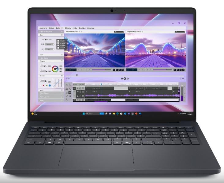 Лаптоп Dell Pro Max 16 MC16250, Intel Core Ultra 7 265H vPro 16C (1.7 / 5.3 GHz, 24 MB Cache), 16.0" (40.64 cm) IPS Anti-Glare Display, NVIDIA RTX PRO 500 6GB GDDR7, 16GB DDR5, 512GB M.2 NVMe SSD, BG Backlit KBD, FPR, Windows 11 Pro