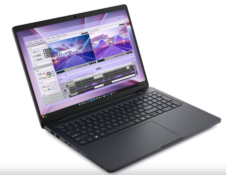 Лаптоп Dell Pro Max 16 MC16250, Intel Core Ultra 7 265H vPro 16C (1.7 / 5.3 GHz, 24 MB Cache), 16.0" (40.64 cm) IPS Anti-Glare Display, NVIDIA RTX PRO 500 6GB GDDR7, 16GB DDR5, 512GB M.2 NVMe SSD, BG Backlit KBD, FPR, Windows 11 Pro