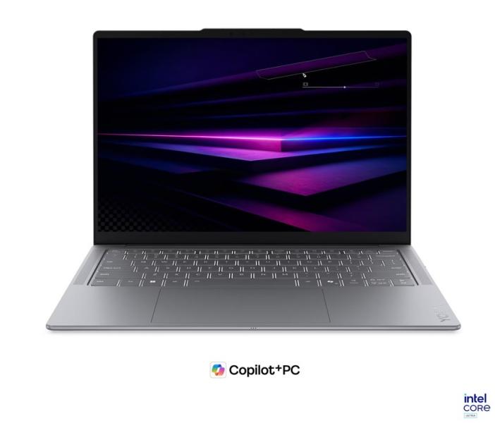 Лаптоп Lenovo Yoga Slim 7 14ILL11 Aura Edition, Intel Core Ultra 5 226V 8C (2.1 / 4.5 GHz, 8MB Cache), 14.0" (35.56 cm) WUXGA OLED Glossy Display, Intel Arc 130V, 16GB LPDDR5X, 512GB M.2 NVMe SSD, Windows 11 Home