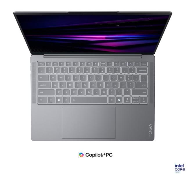 Лаптоп Lenovo Yoga Slim 7 14ILL11 Aura Edition, Intel Core Ultra 5 226V 8C (2.1 / 4.5 GHz, 8MB Cache), 14.0" (35.56 cm) WUXGA OLED Glossy Display, Intel Arc 130V, 16GB LPDDR5X, 512GB M.2 NVMe SSD, Windows 11 Home