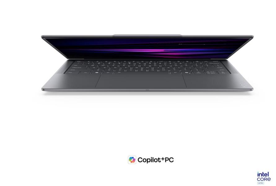 Лаптоп Lenovo Yoga Slim 7 14ILL11 Aura Edition, Intel Core Ultra 5 226V 8C (2.1 / 4.5 GHz, 8MB Cache), 14.0" (35.56 cm) WUXGA OLED Glossy Display, Intel Arc 130V, 16GB LPDDR5X, 512GB M.2 NVMe SSD, Windows 11 Home