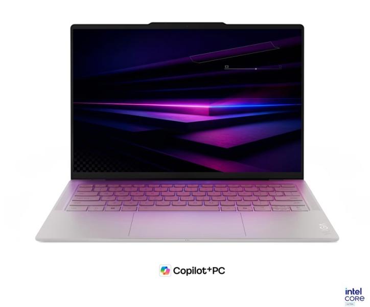 Лаптоп Lenovo Yoga Slim 7 Ultra 14IPH11 Aura Edition, Intel Core Ultra X7 358H 16C (1.5 / 4.8 GHz, 18MB Cache), 14.0" (35.56 cm) 2.8K WQXGA+ Glossy Anti-finger Display, Intel Arc B390 12 Xe3, 32GB LPDDR5, 1TB M.2 NVMe SSD,  Windows 11 Home