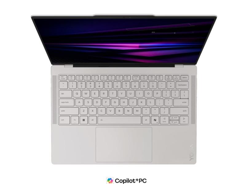 Лаптоп Lenovo Yoga Slim 7 Ultra 14IPH11 Aura Edition, Intel Core Ultra X7 358H 16C (1.5 / 4.8 GHz, 18MB Cache), 14.0" (35.56 cm) 2.8K WQXGA+ Glossy Anti-finger Display, Intel Arc B390 12 Xe3, 32GB LPDDR5, 1TB M.2 NVMe SSD,  Windows 11 Home