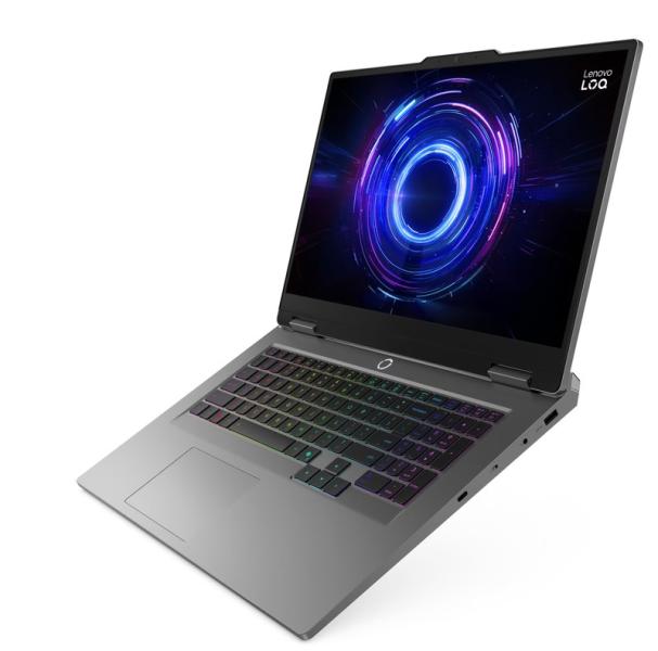 Лаптоп Lenovo LOQ 17IRX10, Intel Core i7-13650HX 14C (1.90 / 4.90 GHz, 24MB Cache), 17.3" (43.94 cm) FHD IPS Anti-glare Display, NVIDIA GF RTX5060 8GB GDDR7 DLSS 4, 24GB DDR5, 1TB M.2 NVMe SSD, No OS