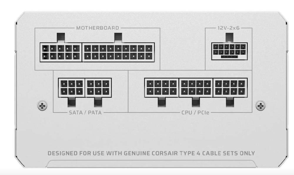 Захранване Corsair RM850e ThermalProtect White, 850W, Active PFC, ATX 3.1/PCIe 5.1, 80 Plus Gold, Fully Modular