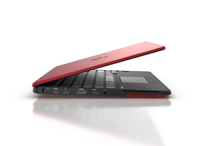 Лаптоп Fujitsu LIFEBOOK U9311X red, Intel Core i5-1135G7, 13.3" FHD AG touchscreen LCD IR Cam, 16GB non vPro, SSD 512GB PCIe G3 M.2, LTE EM7421 (4G/ LTE), 4cell 50Wh, Intel WiFi 6 AX201, BT5, PalmSecure, SCR, Intel IRIS graphics, Backlit KBD, Win10 P