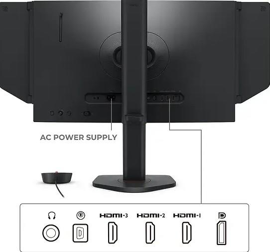 Монитор ZOWIE XQ2566X, 24.1" (61.21 cm) QHD TN Panel, 360Hz, 350 cd/m² , HDMI, DisplayPort