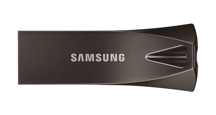 USB памет Samsung  BAR Plus 512GB MUF-128BE4, USB 3.1, Титаново сиво