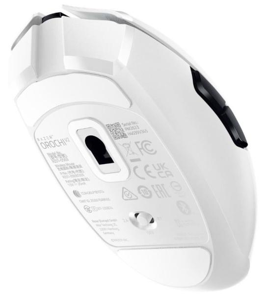 Геймърска мишка RAZER Orochi V2 (2026), Wireless, оптичена 18 000 DPI, White