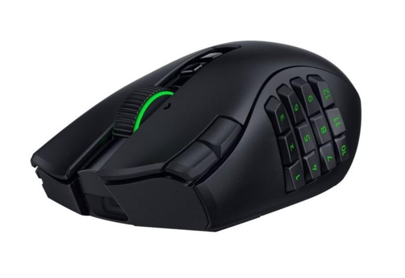 Геймърска мишка RAZER Naga V3 Pro, Wireless/Bluetooth, оптичена 50 000 DPI, Black
