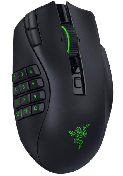Геймърска мишка RAZER Naga V3 Pro, Wireless/Bluetooth, оптичена 50 000 DPI, Black
