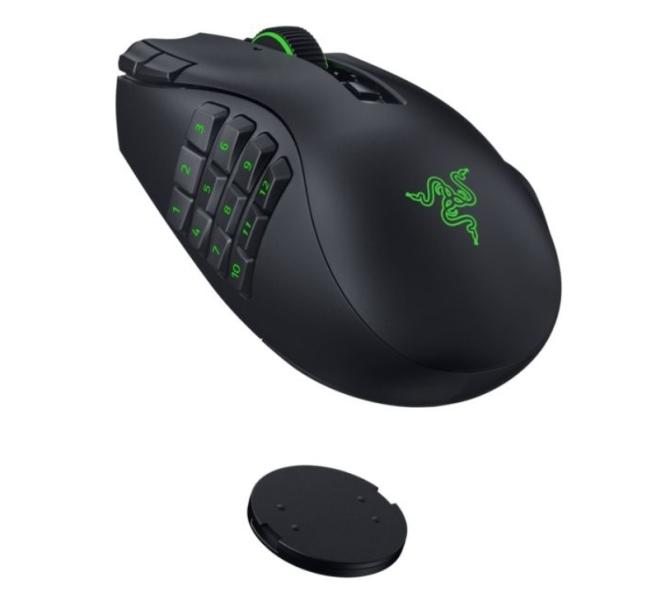 Геймърска мишка RAZER Naga V3 Pro, Wireless/Bluetooth, оптичена 50 000 DPI, Black