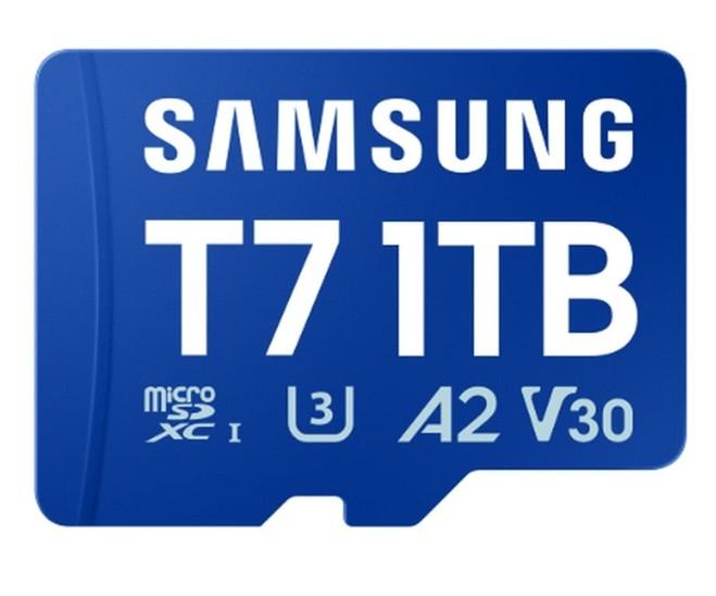 Карта памет Samsung T7 1TB microSDXC, UHS-I U3 V30 A2, скорост на четене до 170MB/s