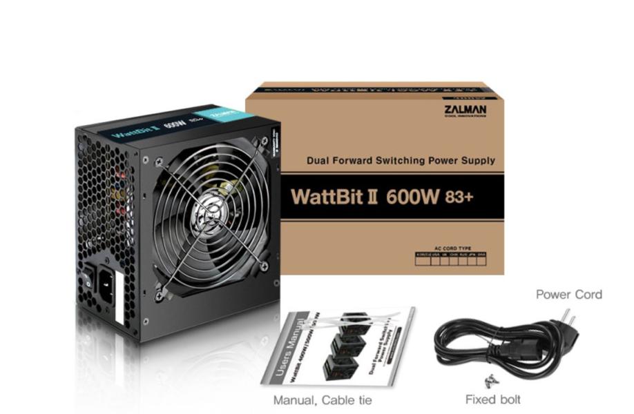 Захранване Zalman Wattbit II ZM600-XEII 600W, 83+
