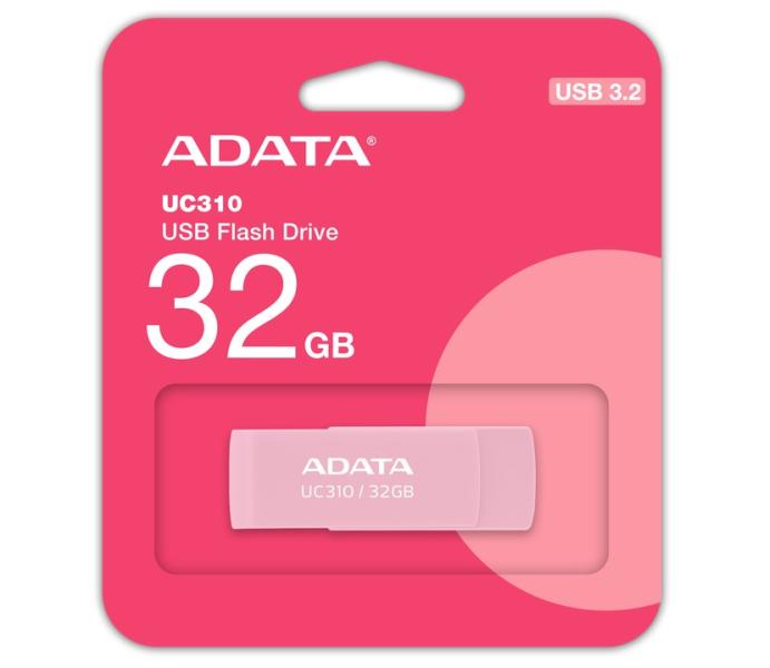 USB памет ADATA UC310 32GB, USB 3.2 Gen1, PINK