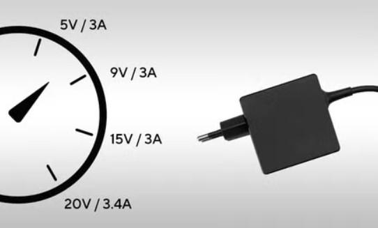 Зарядно устройство ASUS AC68-00, USB Type-C, 68W