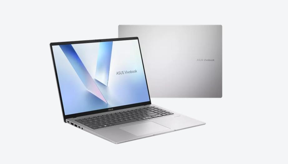 Лаптоп ASUS Vivobook 16 M1607GA-MB006WNA, AMD Ryzen AI 7 445 6C(2.0 / 4.6 GHz, 8MB Cache), 16.0" (40.64 cm) WUXGA IPS Display, AMD Radeon 840M, 16GB DDR5, 1TB M.2 NVMe SSD, Windows 11 Home