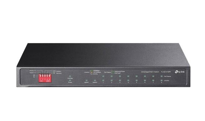 Суич TP-Link TL-SG1210PP, 9x 10/100/1000Mbps RJ-45, (2x PoE++/6x PoE+), 1x Combo SFP/RJ45