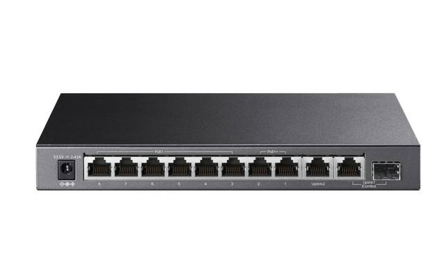 Суич TP-Link TL-SG1210PP, 9x 10/100/1000Mbps RJ-45, (2x PoE++/6x PoE+), 1x Combo SFP/RJ45