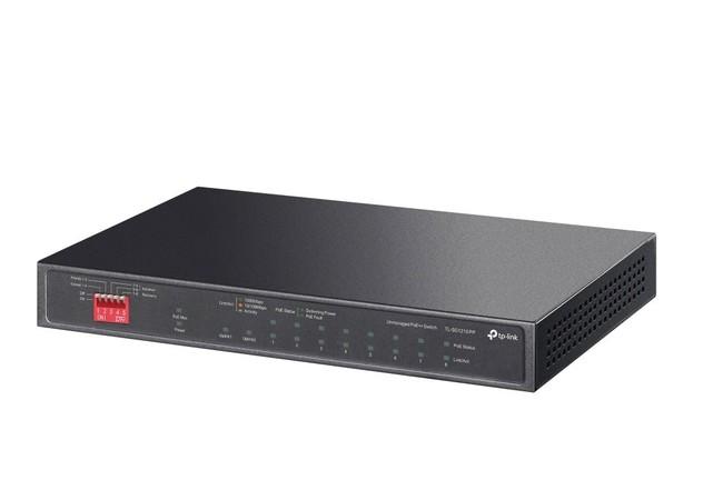 Суич TP-Link TL-SG1210PP, 9x 10/100/1000Mbps RJ-45, (2x PoE++/6x PoE+), 1x Combo SFP/RJ45