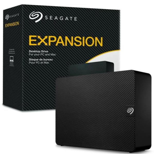 Външен диск SEAGATE Expansion Desktop 20TB, 3.5" (8.89 cm), USB 3.0, черен
