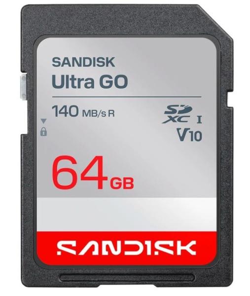 Карта памет SANDISK Ultra GO 64GB SDXC UHS-I 