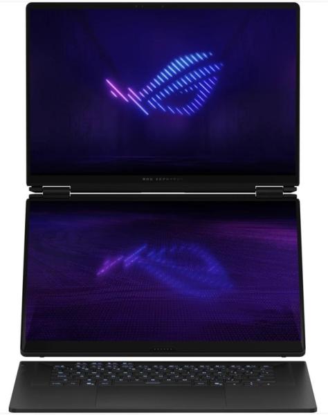 Лаптоп ASUS ROG Zephyrus Duo 16 2026 GX651AX-SR086X, Intel Core Ultra 9 386H 16C (1.6 / 4.9 GHz, 18MB Cache), 16.0" (40.64 cm) ROG Nebula HDR OLED Display, Touch Screen, NVIDIA GF RTX 5090 24GB GDDR7 DLSS 4, 64GB LPDDR5X, 2TB M.2 NVMe SSD, Windows 11